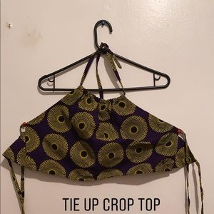 Tie up crop top